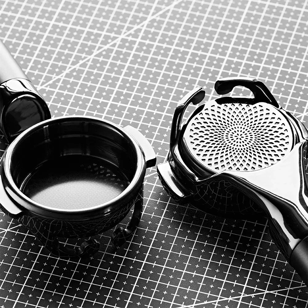 IKAPE E61 Lay-Flat Bottomless Portafilter with Precision Basket
