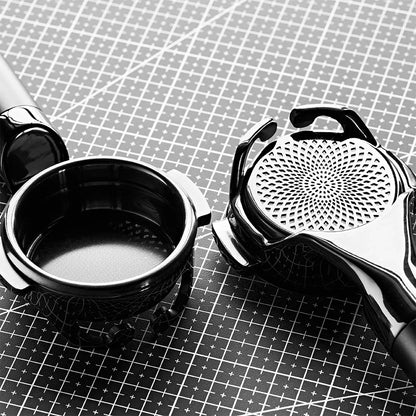 IKAPE E61 Lay-Flat Bottomless Portafilter with Precision Basket