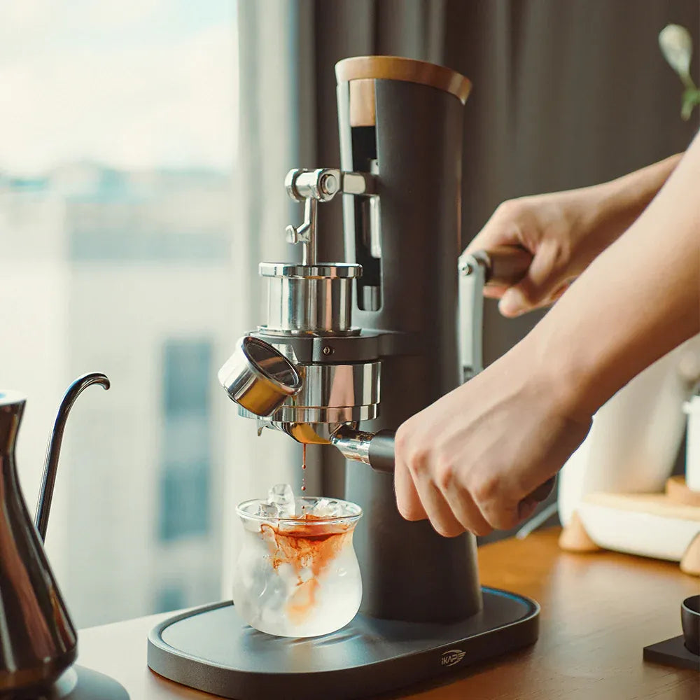 IKAPE Hand-Cranked Manual Coffee Machine Alkaid