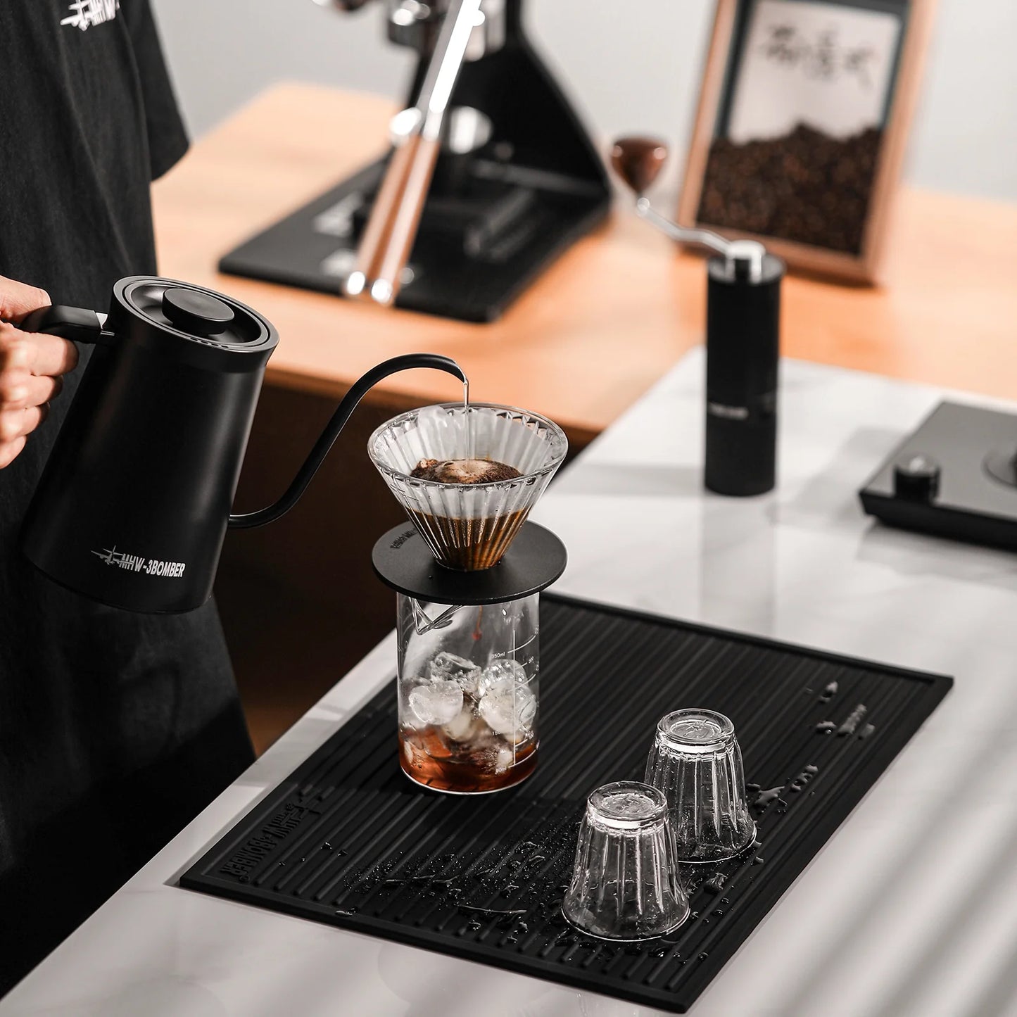 MHW-3BOMBER Coffee Bar Silicone Dish Drying Pad