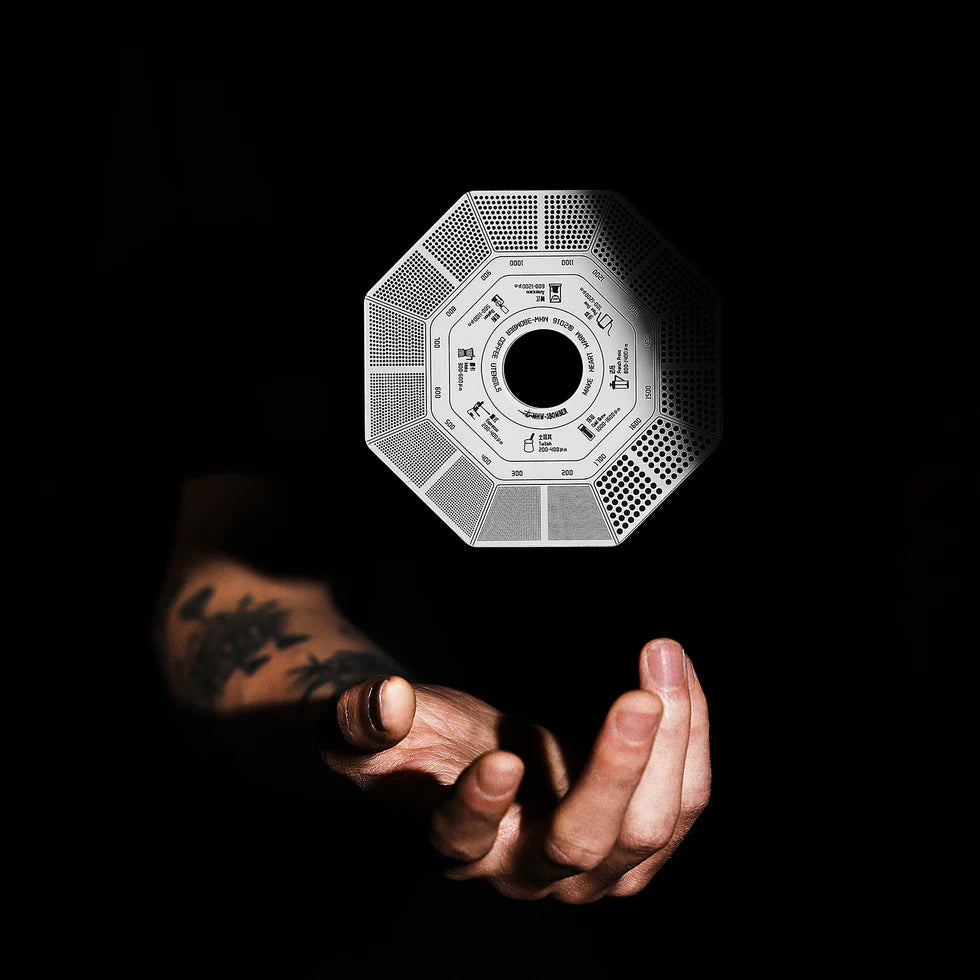 MHW-3BOMBER Coffee Ground Measuring card