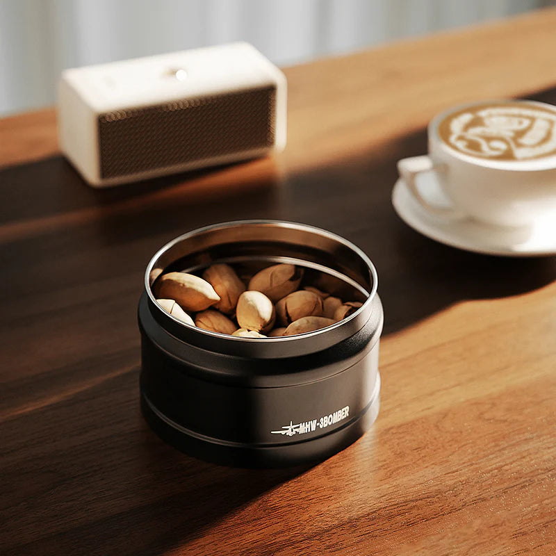 MHW-3BOMBER Coffee Vacuum Black Storage Canister