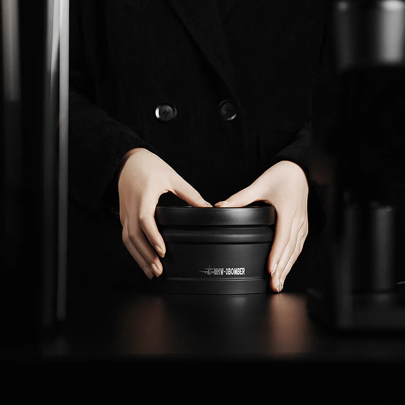 MHW-3BOMBER Coffee Vacuum Black Storage Canister