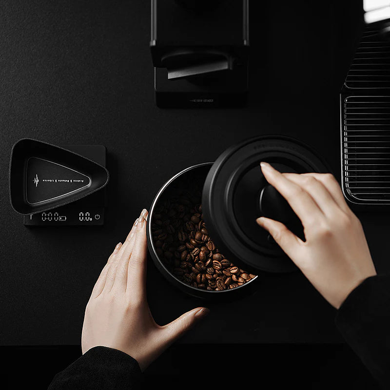 MHW-3BOMBER Coffee Vacuum Black Storage Canister