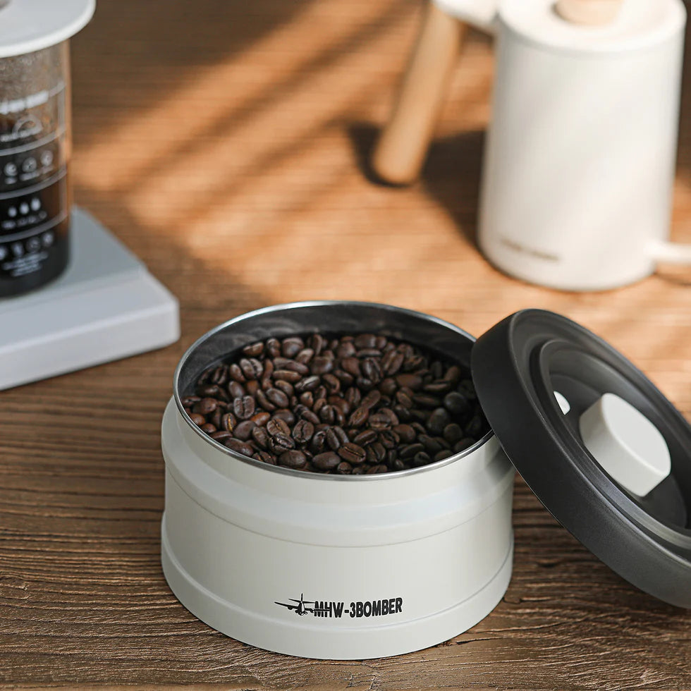 MHW-3BOMBER Coffee Manual Vacuum Storage Canister