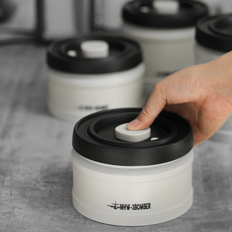 MHW-3BOMBER Coffee Manual Vacuum Storage Canister