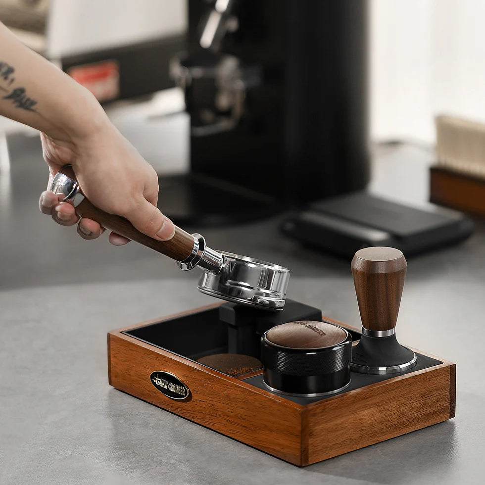 MHW-3BOMBER Knock Box + Wood Tamping Station