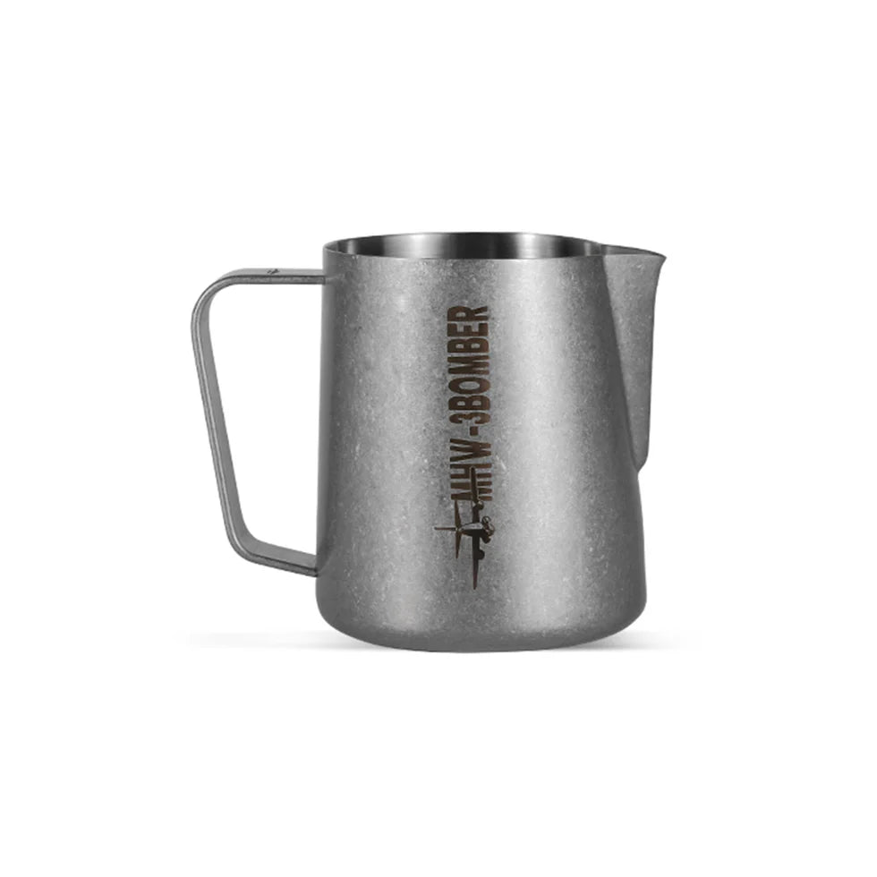 MHW-3BOMBER 450ml Silver Round Spout Pitcher
