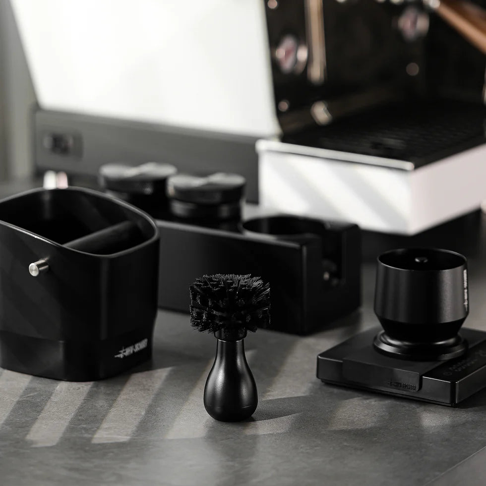 MHW-3 Bomber Black Portafilter Cleaning Brush
