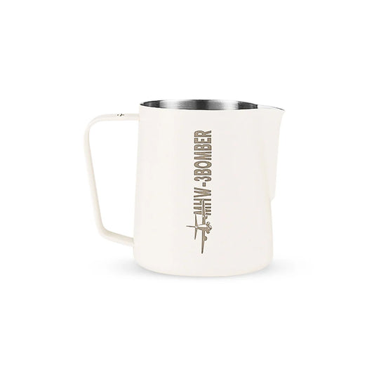 MHW-3BOMBER 450ml White Round Spout Pitcher
