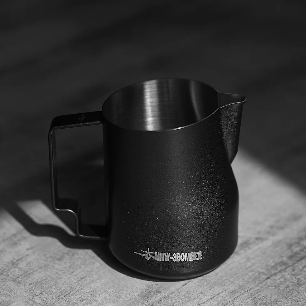MHW-3BOMBER Turbo Milk Pitcher 350ml Matte Black