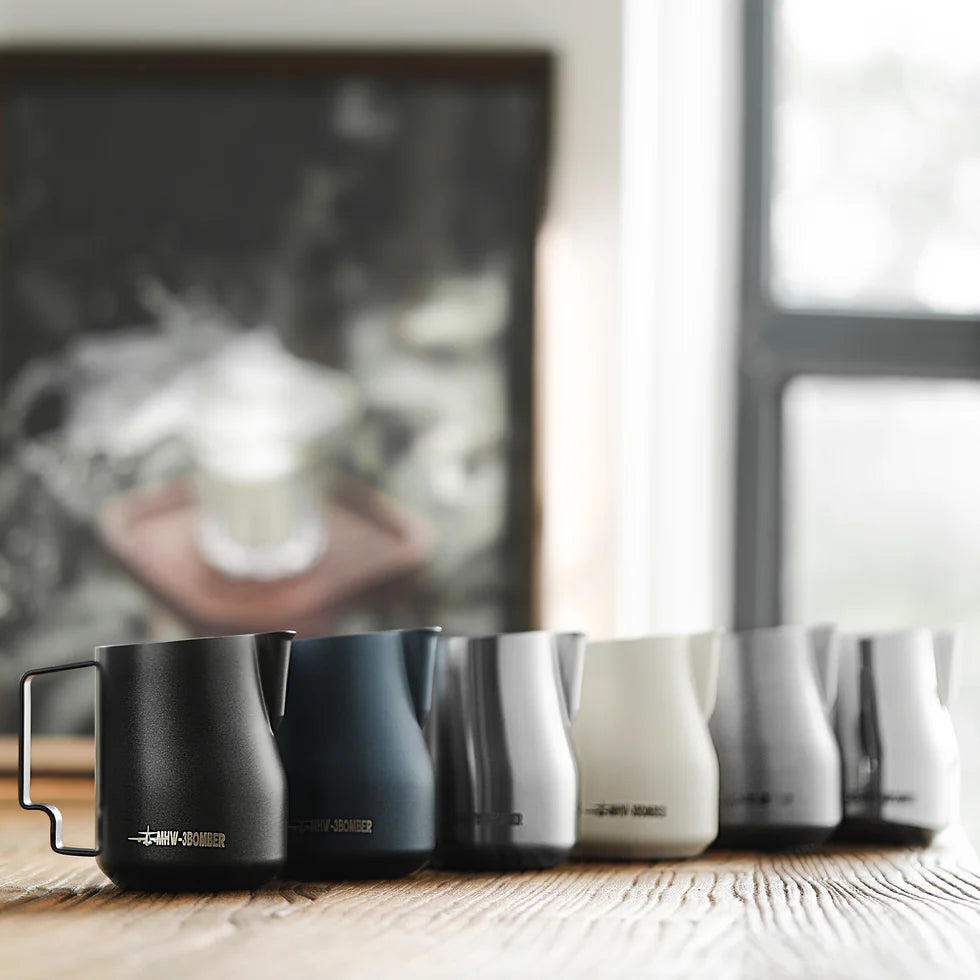 MHW-3BOMBER Turbo Milk Pitcher 350ml Matte Black