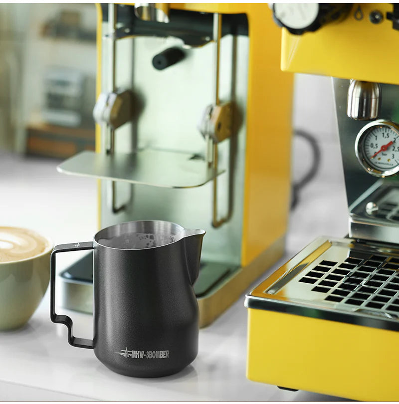 MHW-3BOMBER Turbo Milk Pitcher 350ml Matte Black