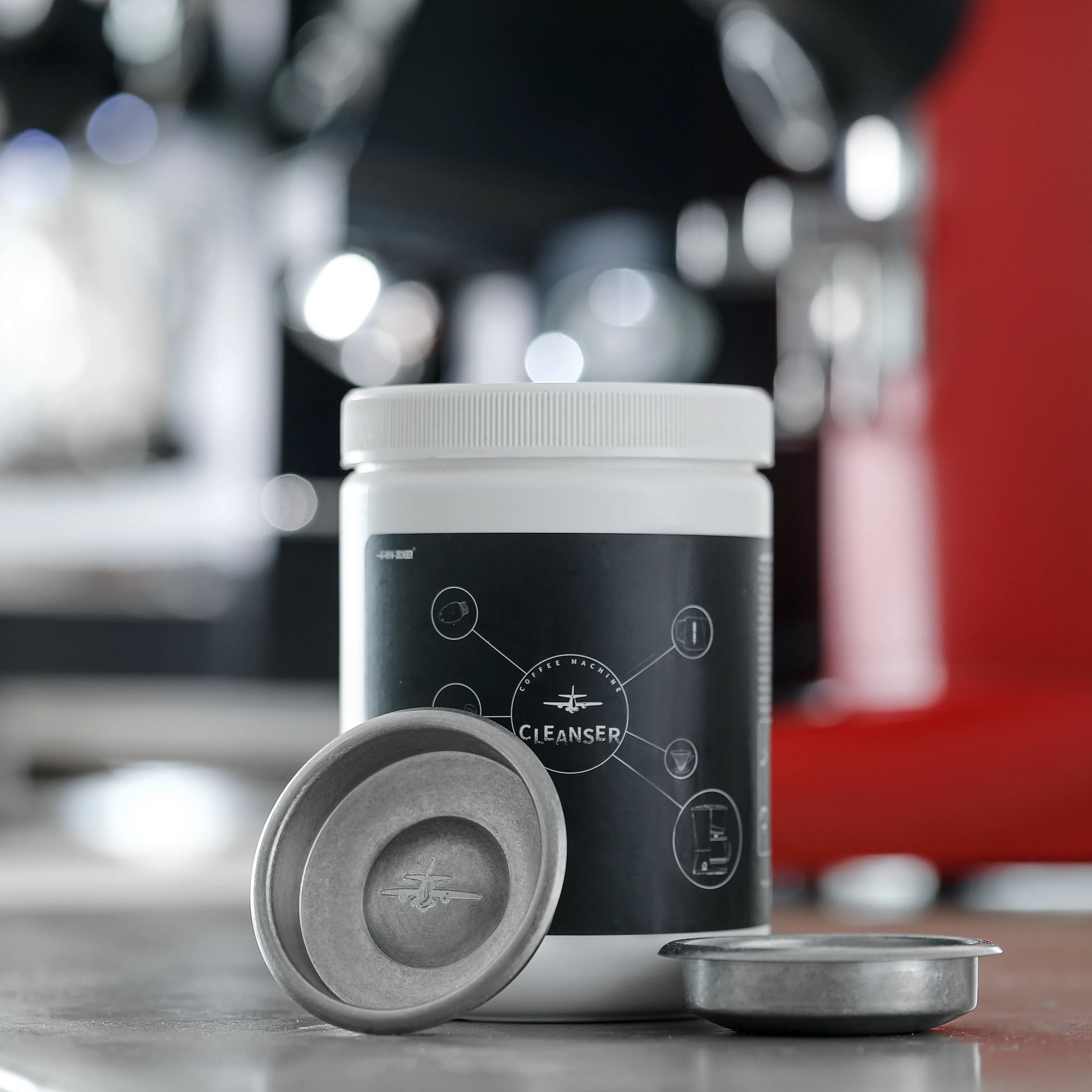 MHW-3 Bomber Cleaning Basket Coffee Cleaning Equipments CoffeePlus.india SIDE VIEW 
