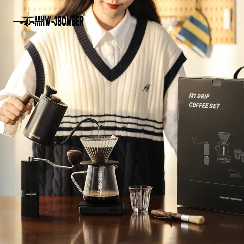 MHW-3BOMBER M1 Drip Coffee Set, 7 pcs