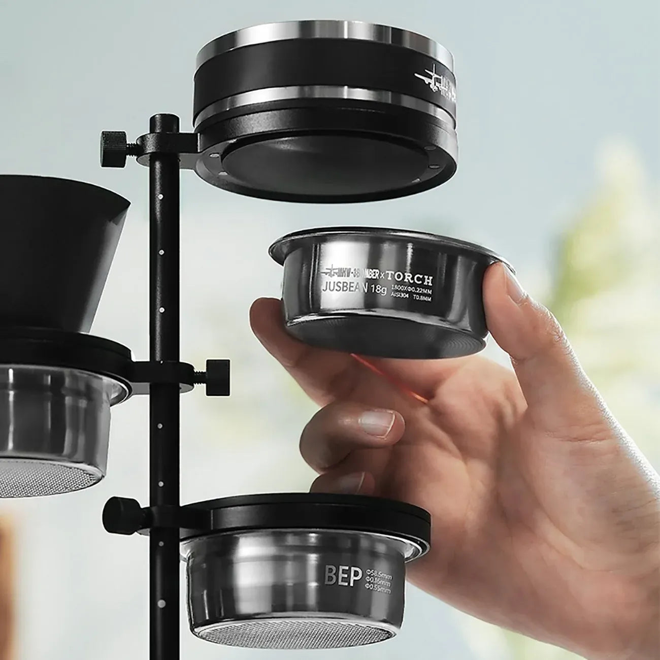 MHW-3 Bomber Magnetic Dosing Ring Coffee Making accessories and Serving equipments CoffeePlus.india