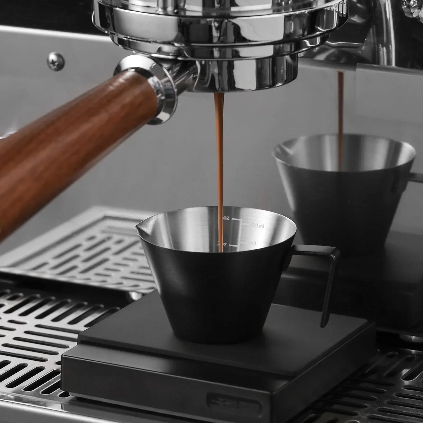 MHW-3BOMBER Espresso Measuring Cup (Single Spout)