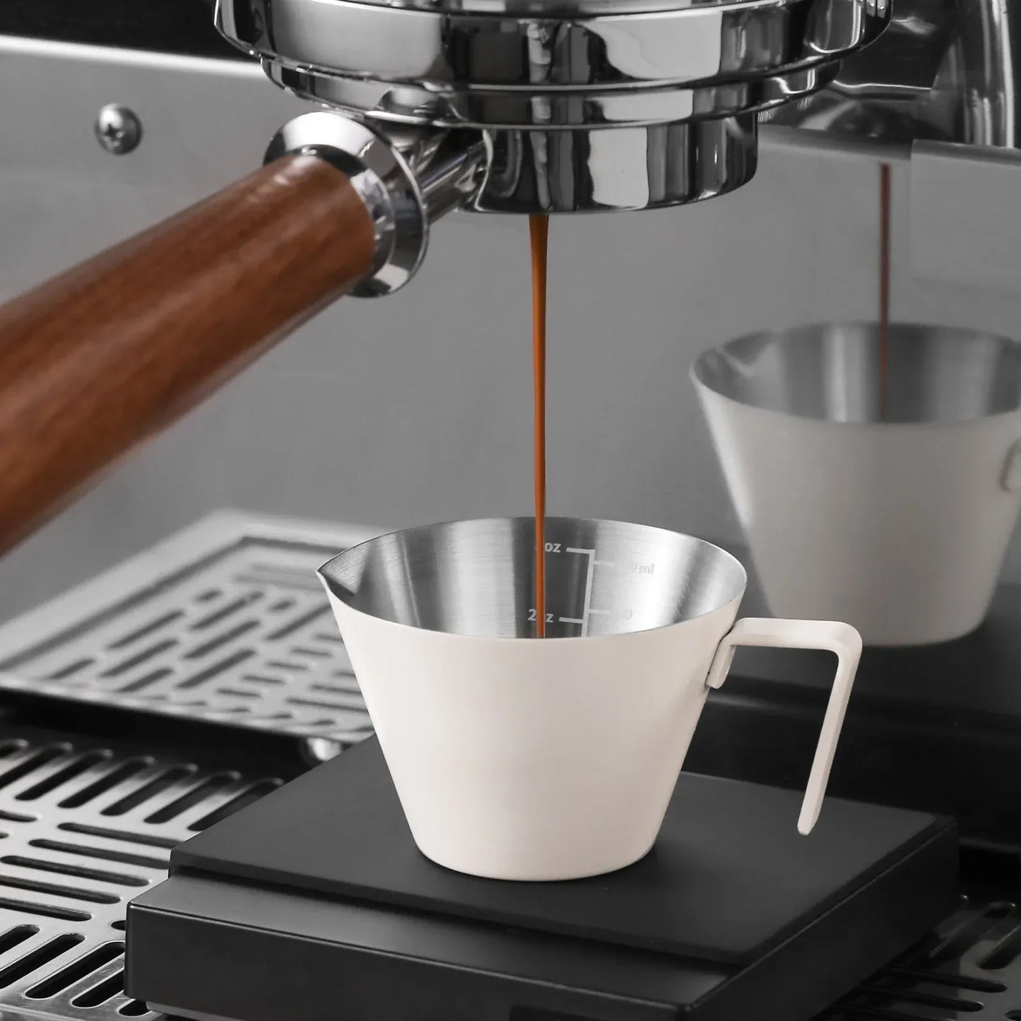 MHW-3BOMBER Espresso Measuring Cup (Single Spout)