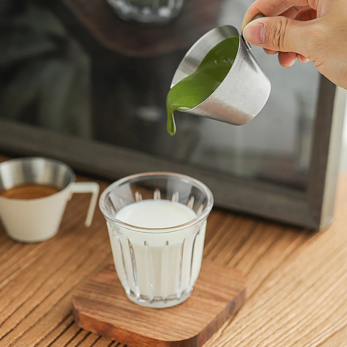 MHW-3BOMBER Espresso Measuring Cup (Single Spout)