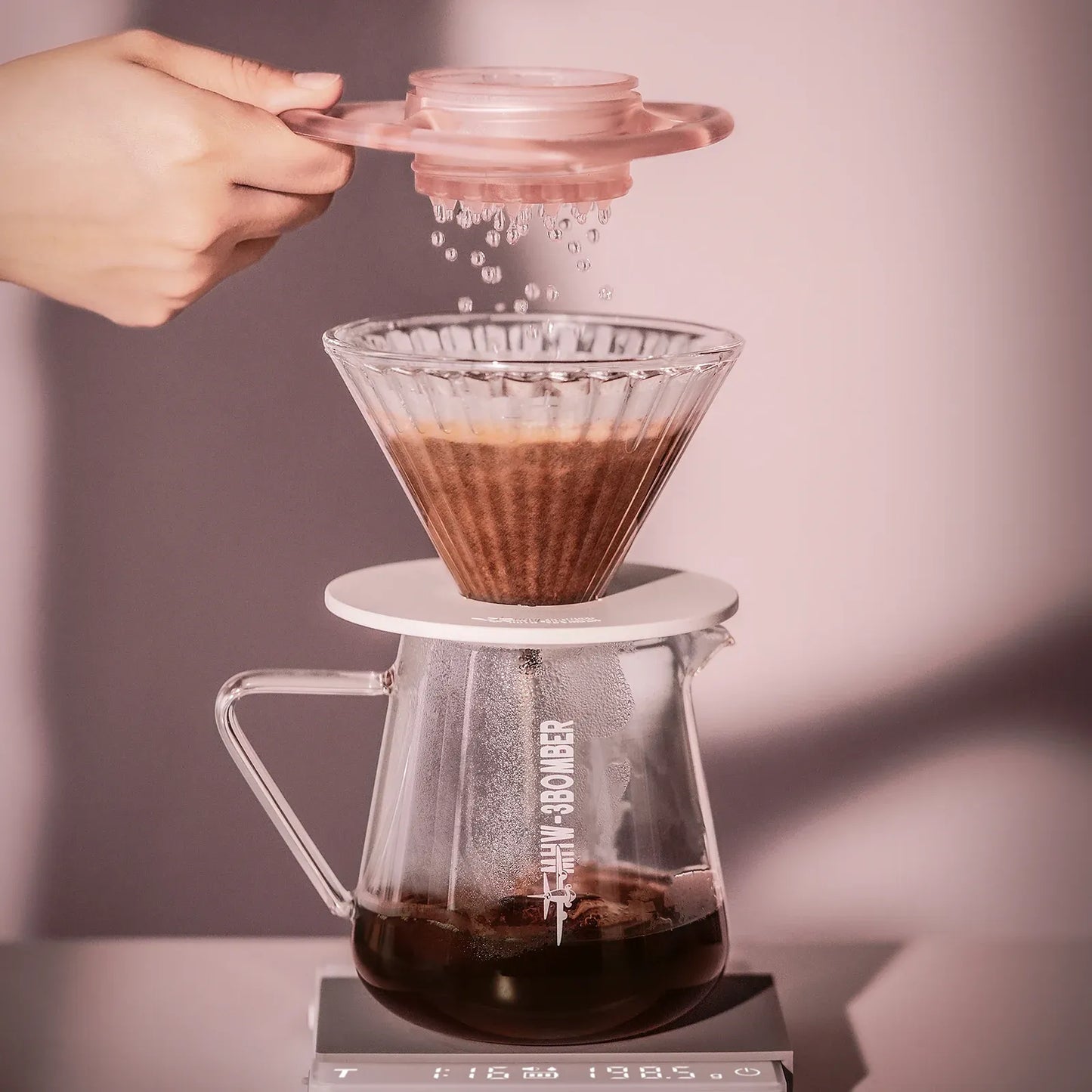 MHW-3BOMBER Rain Pour Over Coffee Splitter