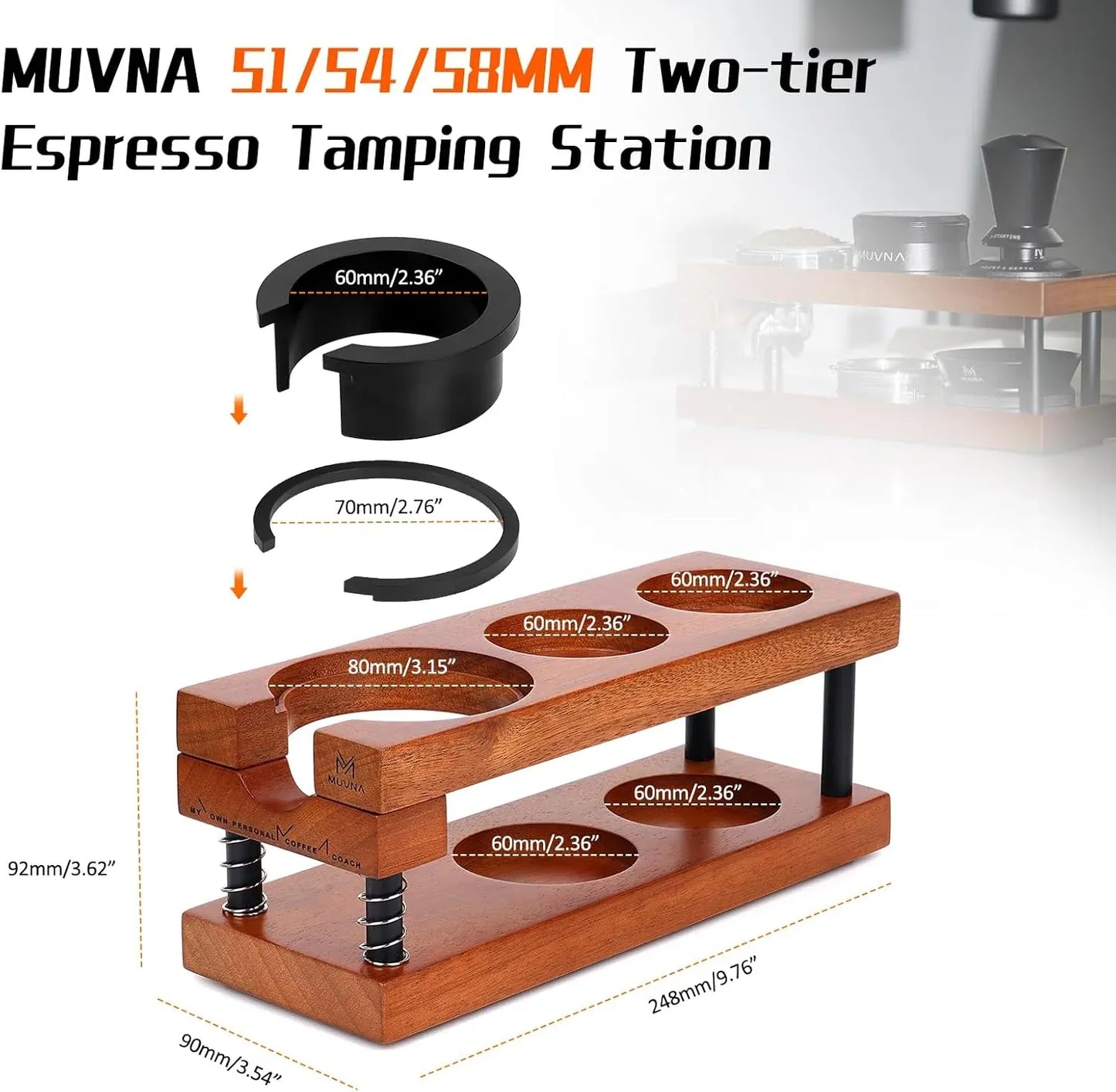 MUVNA - Multifunctional Spring Storage - Red Shadow Wood