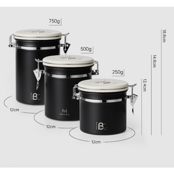 MUVNA Coffee Bean Storage Canister