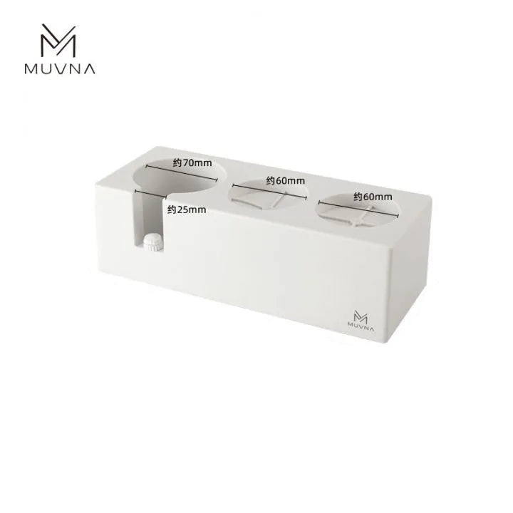 MUVNA product packaging with dimensions on a white background