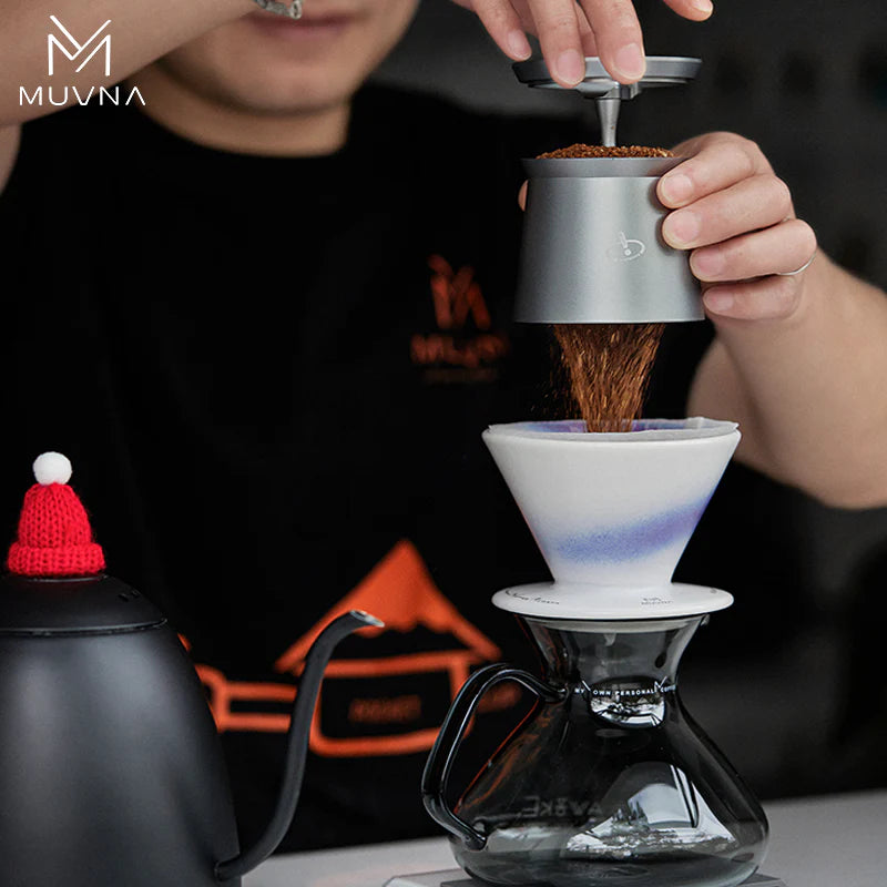 MUVNA Gyro Coffee Blind Shake Funnel