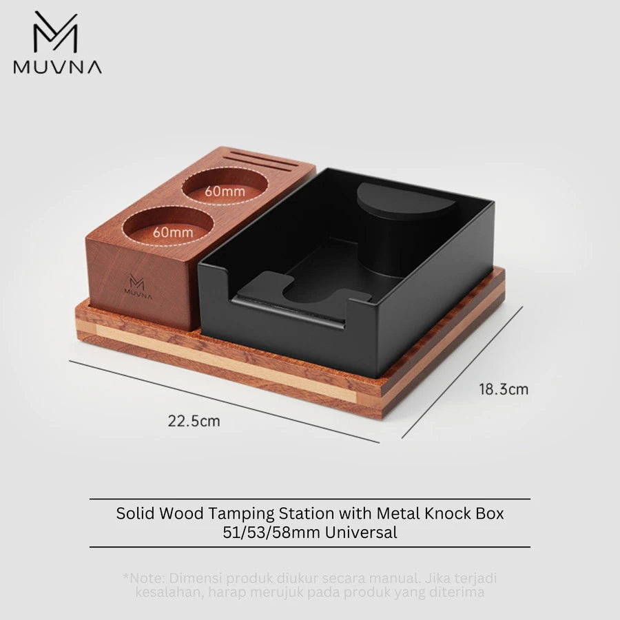 MUVNA 3 in 1 Wood Knock Box