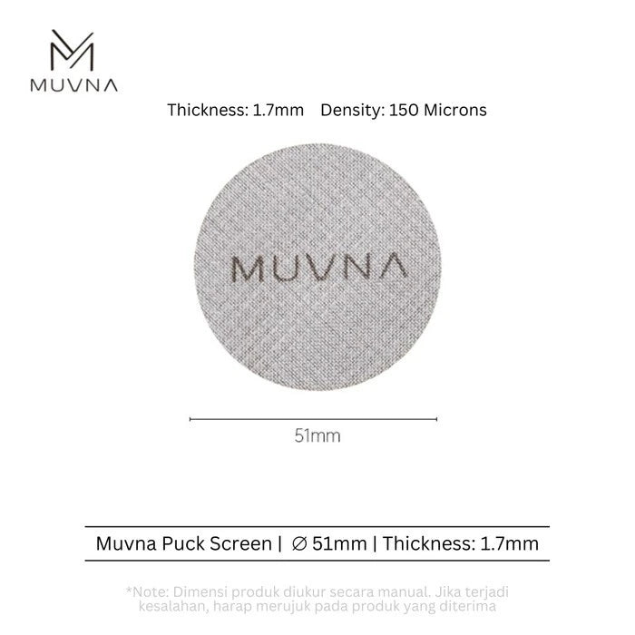 MUVNA Espresso Puck Screen