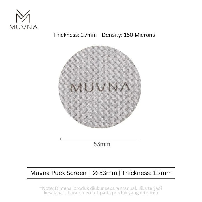 MUVNA Espresso Puck Screen