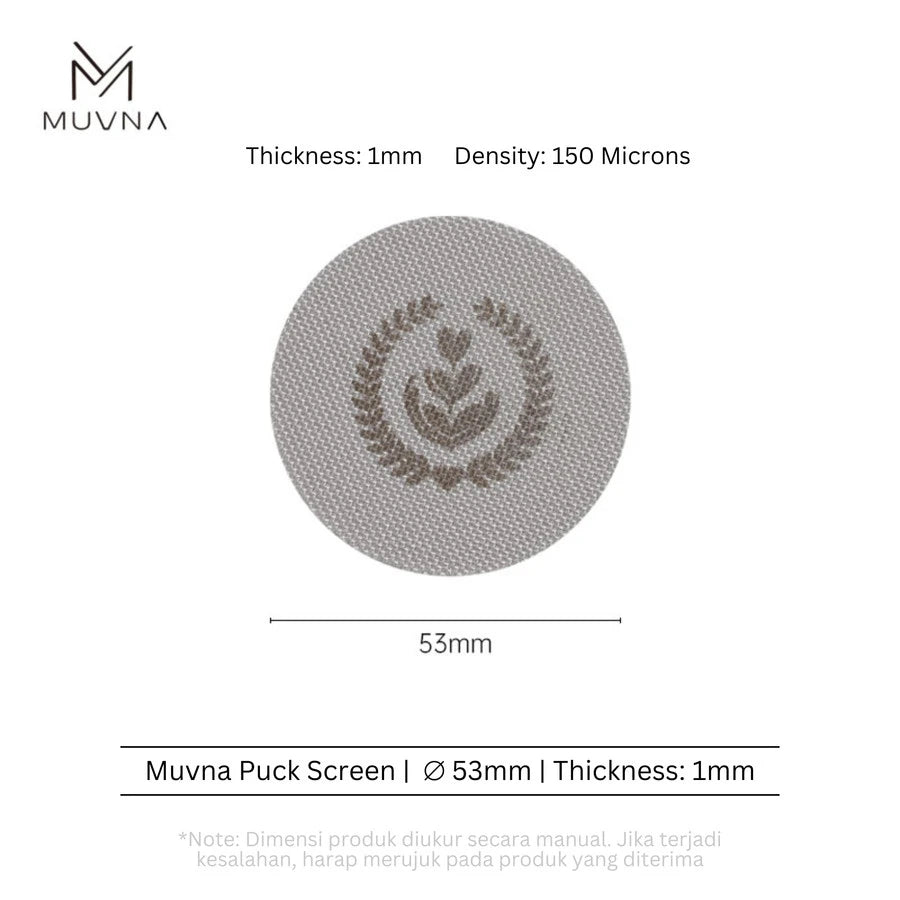 MUVNA Espresso Puck Screen