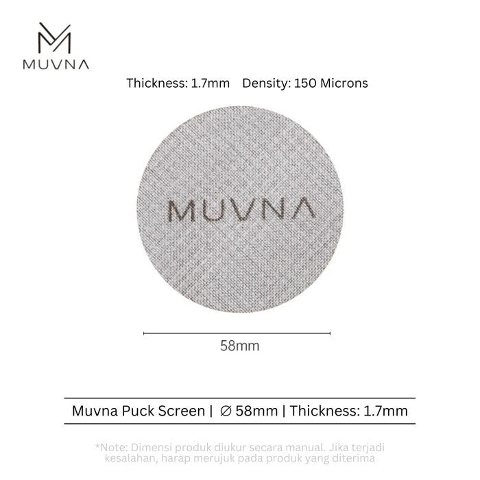 MUVNA Espresso Puck Screen