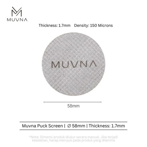 MUVNA Espresso Puck Screen