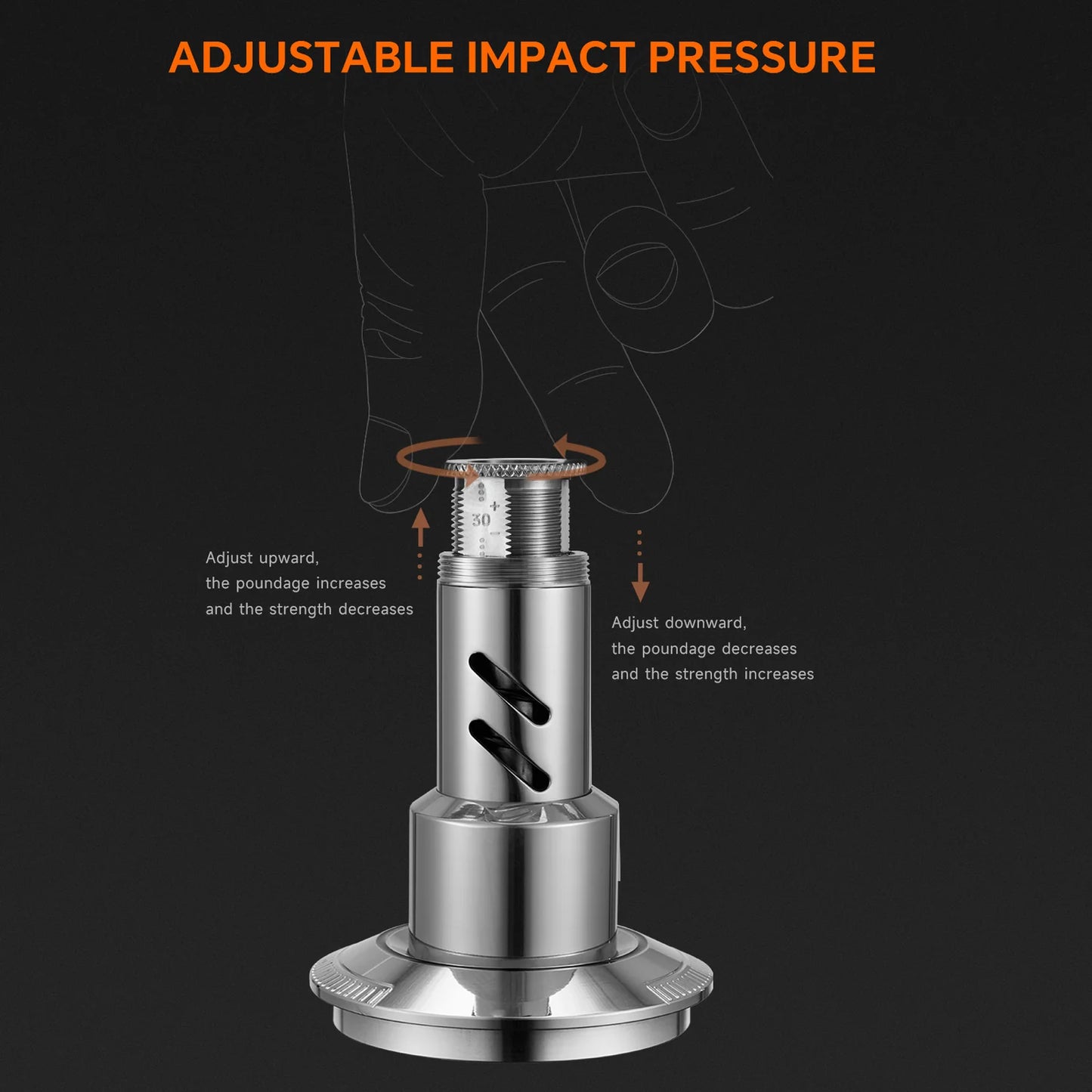 Muvna 30lb pressure Spring V2 Tamper
