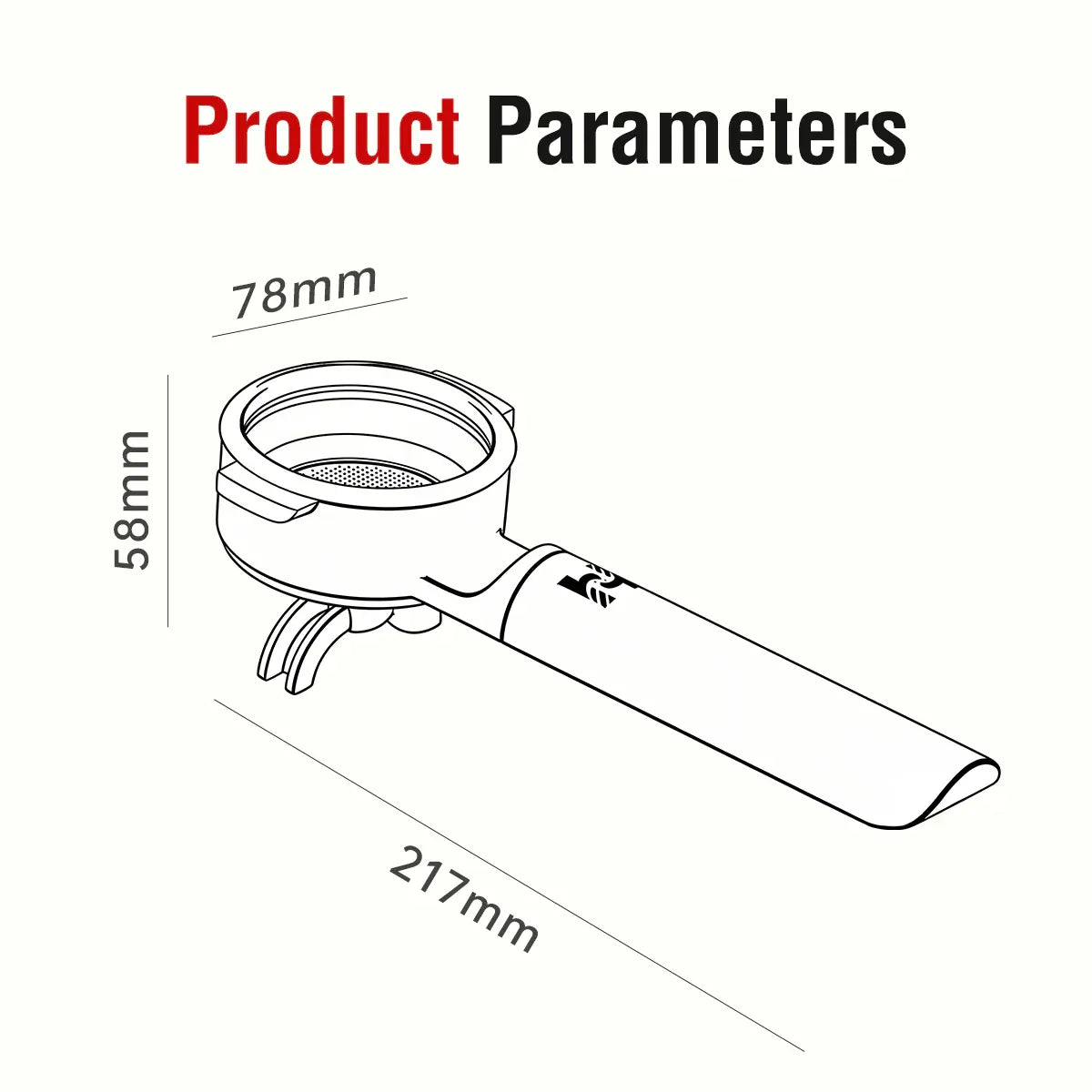 Hibrew 58mm H21 Magician portafilter