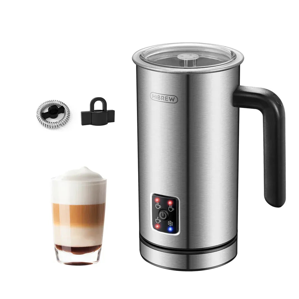 HiBREW M3A 4-in-1 Milk Frother | Hot & Cold Milk Warmer