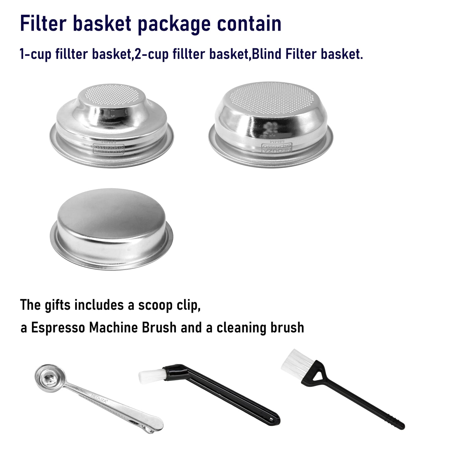 [COMING SOON] Neouza Filter Basket Set 58mm
