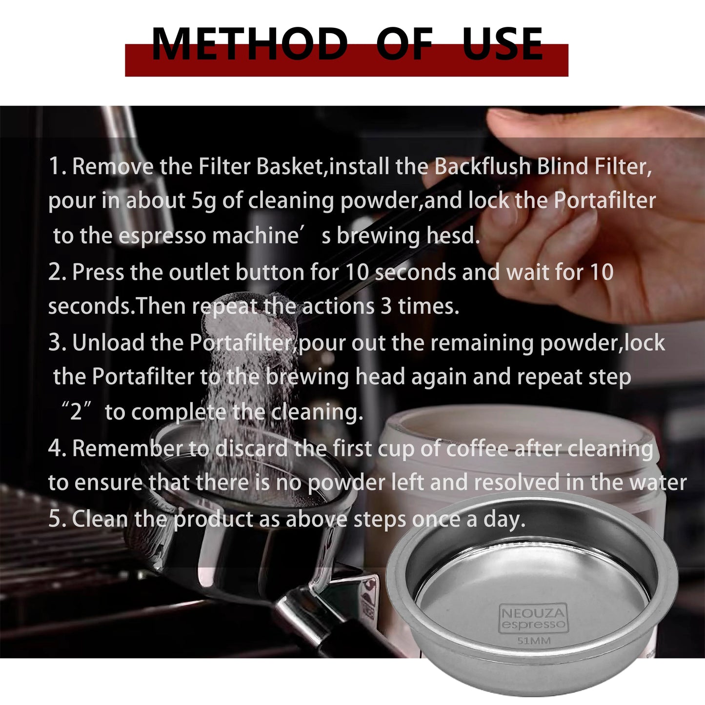 [COMING SOON] Neouza Filter Basket Set 58mm