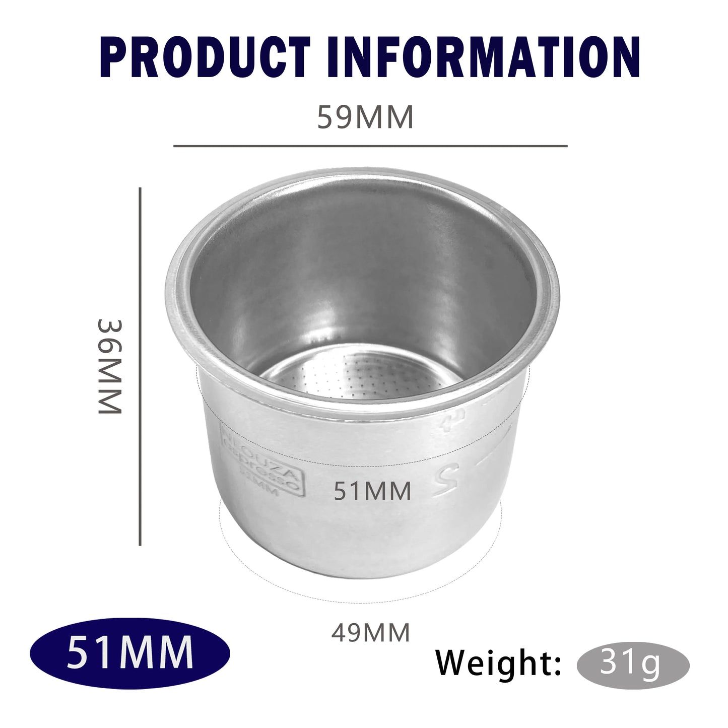 [COMING SOON] Neouza Filter Basket Set 51mm