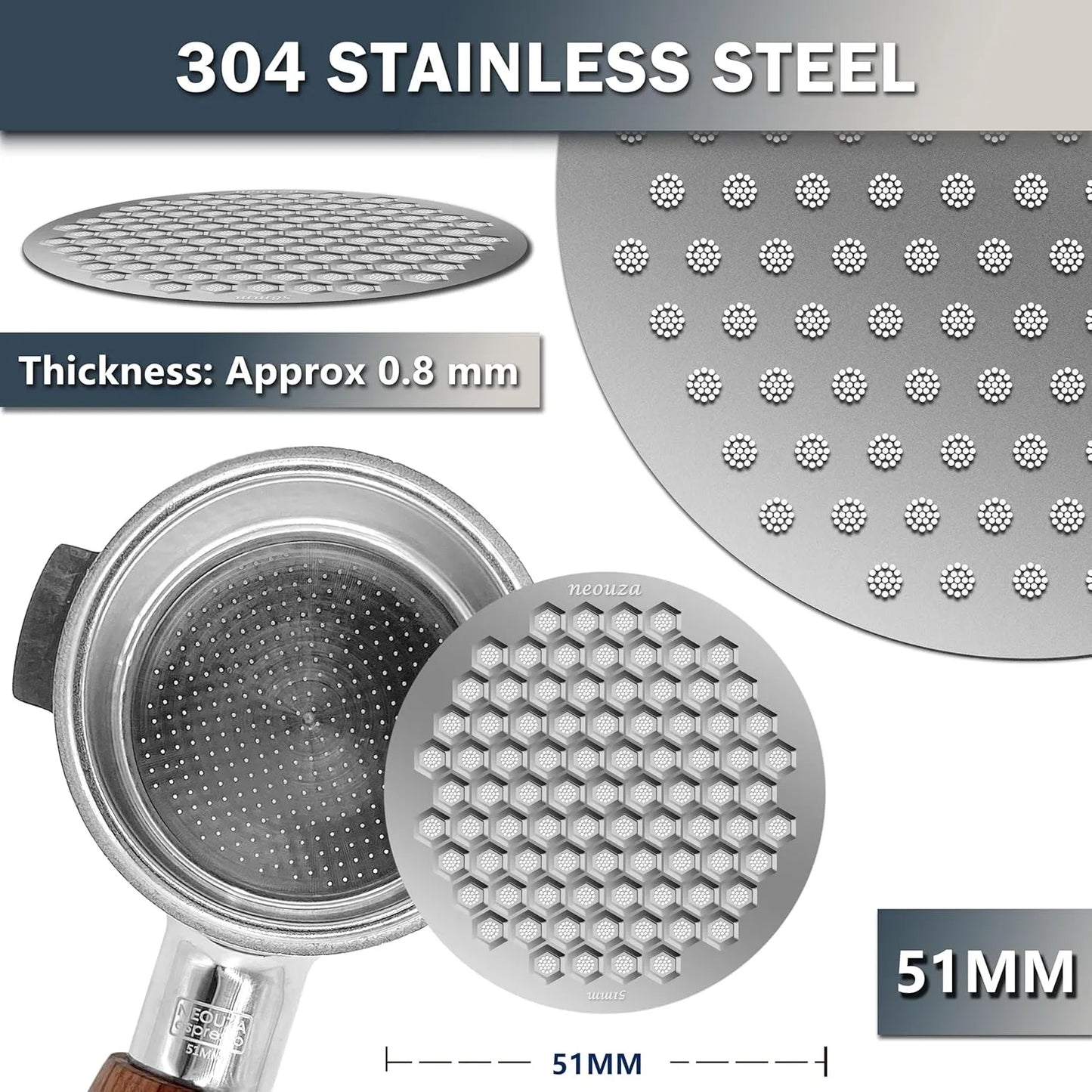 [COMING SOON] Neuoza Honeycomb Puck Screen (Titanium Black)