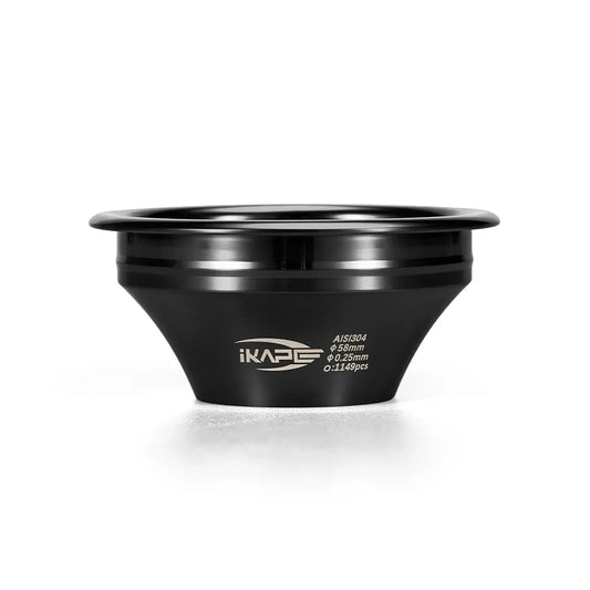 [PRE ORDER] IKAPE Espresso Portafilter Convex Basket 58mm to 32mm (Carbon Coated)