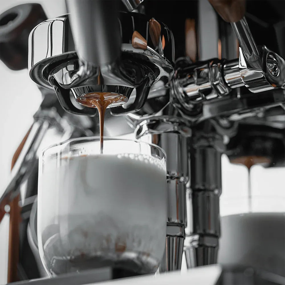 IKAPE Espresso Portafilter Convex Basket 58mm to 32mm Black