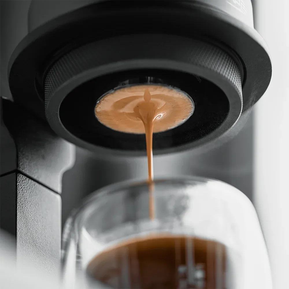 IKAPE Espresso Portafilter Convex Basket 58mm to 32mm Black