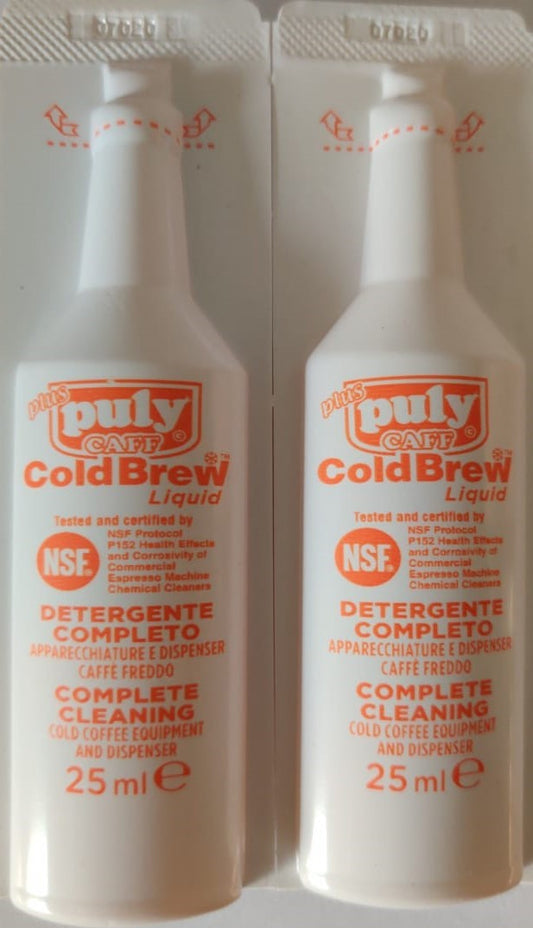 Puly Caff Cold Brew Cleaning Liquid Trial Pack 2 doses * 25 ml