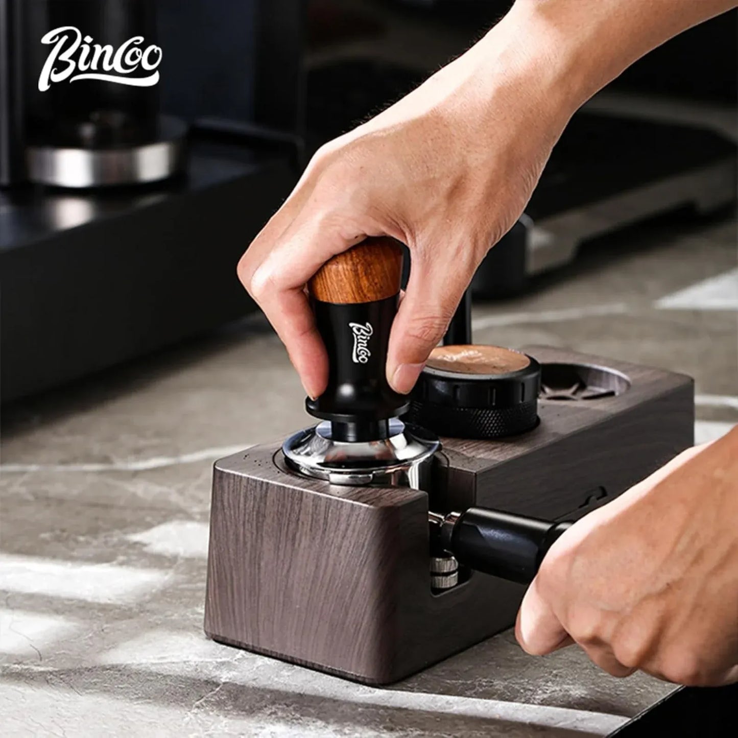 Bincoo Espresso Tamper Station (White)