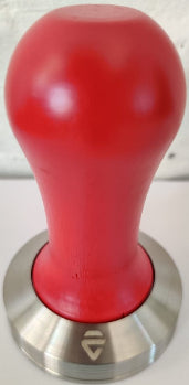 Lelit Coffee Tamper with Red Wooden Handle 58.55 mm