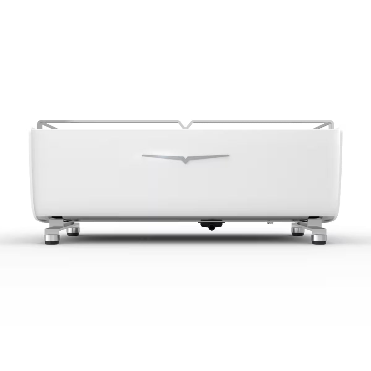 Rear view of Black Eagle Maverick in white finish showing connectivity options
