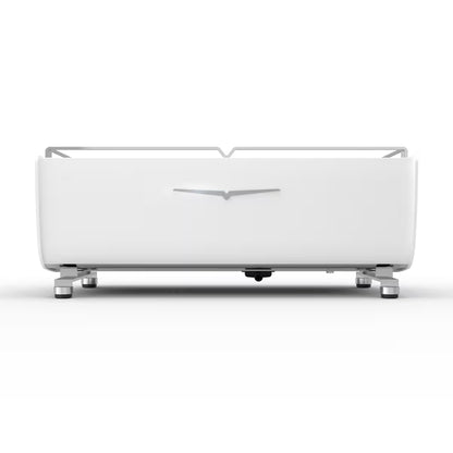 Rear view of Black Eagle Maverick in white finish showing connectivity options
