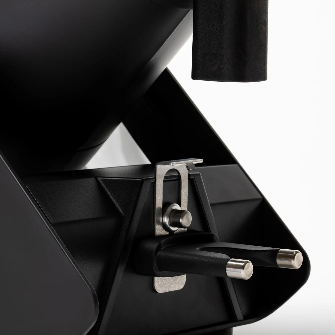Close-up detail of Ceado E37Z-Barista touchscreen interface showing programmable dose controls and settings
